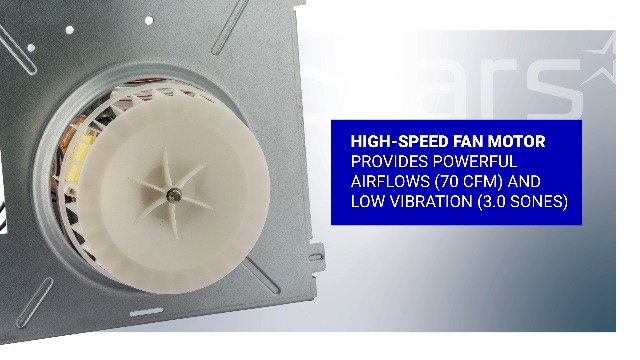BlueStars 769RL B Unit, S0504B000 Motor Assembly - for Broan